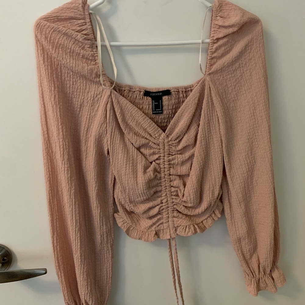 Forever 21 Light Pink Blouse SMALL